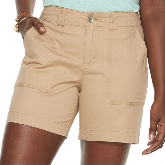lee comfort waist shorts plus size